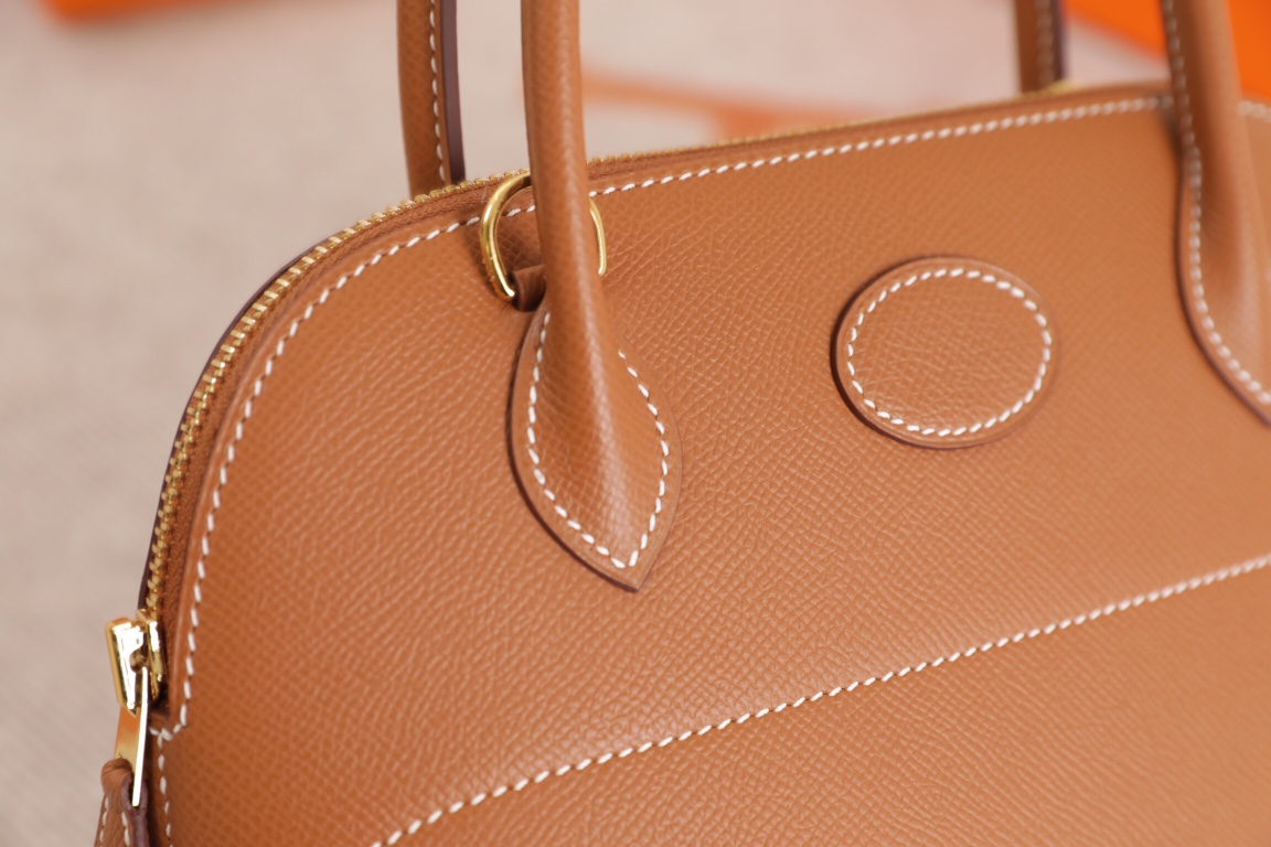 에르메스 볼리드27 골드브라운 금장 앱송